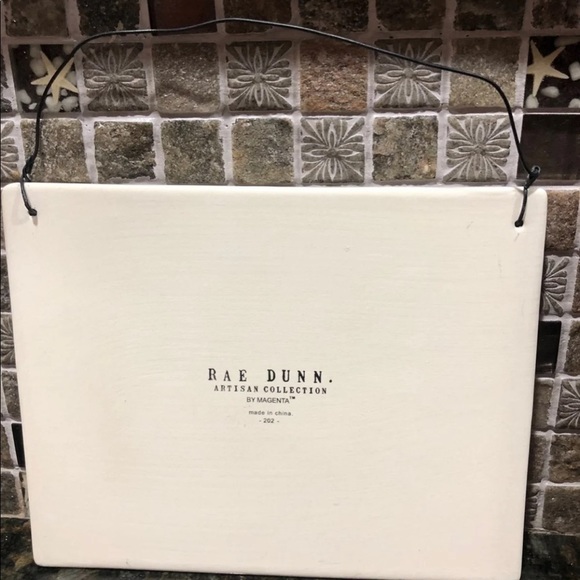 ****SOLD****Rae Dunn Mom’s Kitchen white Ceramic Hanging plaque - Picture 2 of 2